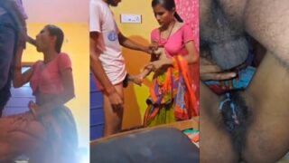 Desi xxx MMS of a village lady sucking a dick and fucking