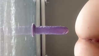 HARD ANAL FUCK IN THE WINDOW