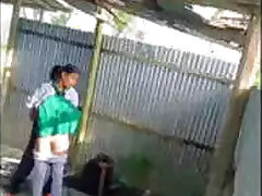 Desi College Lover Fucked Standing Up