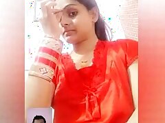 Newly married showing on vc