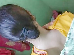 New village bhabi spy bath video