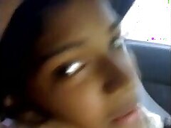 Car fun with desi maid