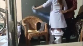 Desi siblings fucking at home hiding in room