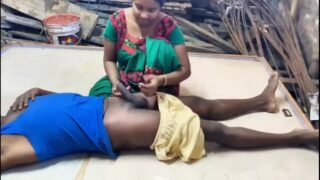 Desi Village couple fucking on floor