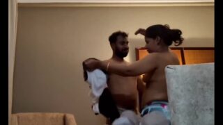 Horny Husband Wife Fucking After Birthday Celebration