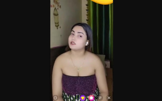 Famous YouTuber Pressing Boobs with Full Face & Making Doggy Pose