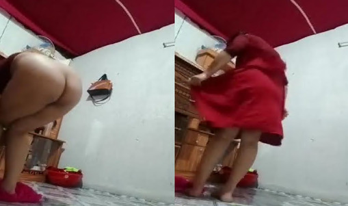 Sexy Curvy Wife Showing Big Ass When Dress Changin curvy sex video
