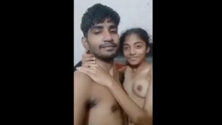Desi young couple enjoying