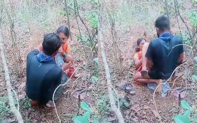 Village mature bhabhi outdoor fucking bhabhi sex video