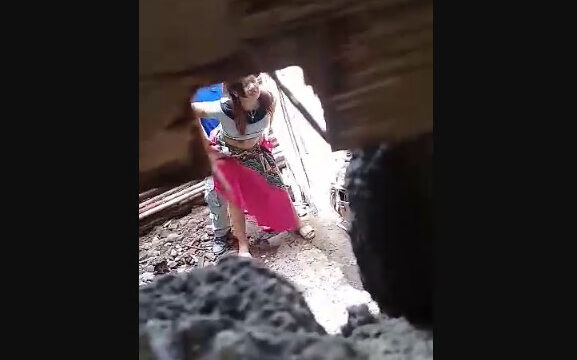 Beautiful lover fucking secretly captured during outdoor