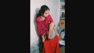 Sexy Desi Wife Boobs Pressing and Fucking