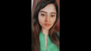 Horney babe recording video