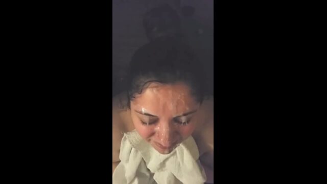 Sexy Hot Wife Taking Husband Cum on Face cum sex video