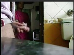 Desi maid enjoys a solo masturbation session with her owner
