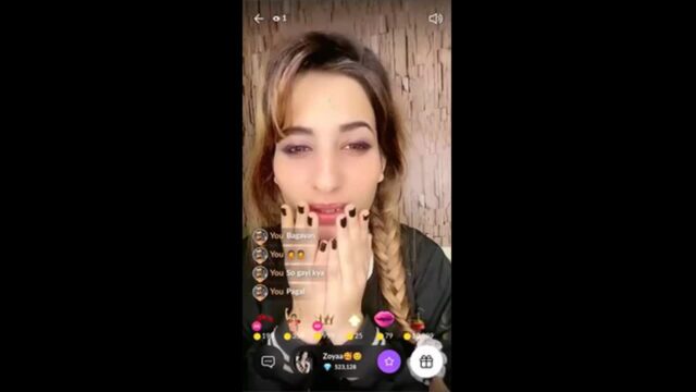 Super Hot Zoyaa Tits Show and Nipples Squeeze With face
