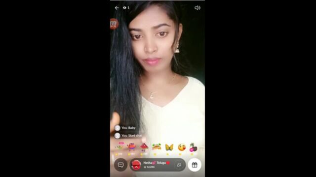 Netha Telugu Girl Topless Playing With Nipples and Boobs Licking boobs sex video