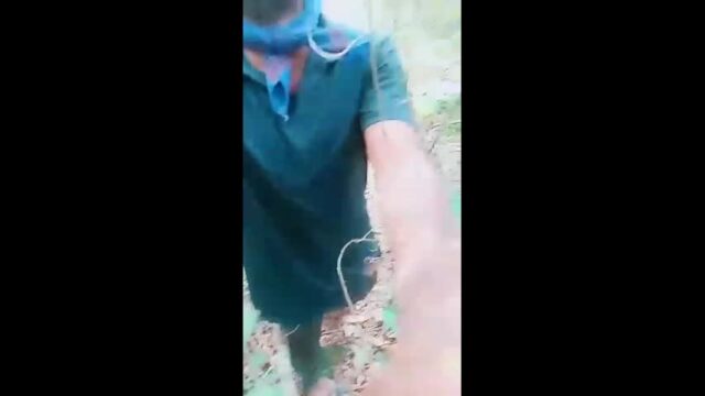 Village mature Bhabhi illicit sex with younger guy outdoors
