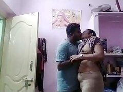 Horny Telugu Cpl Romance and Blowjob