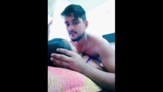 Hot couple fucking with moans