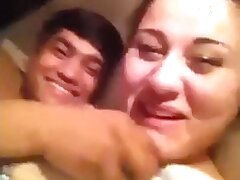 Indian guy with foreigner prostitute
