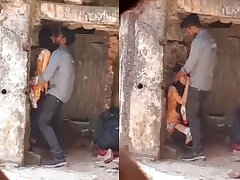 Desi couple caught fucking outside secretly captured