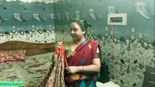 chubby sneha athai in saree enjoyed by her brother son arun in sofa