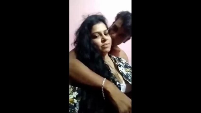 Beauty Teen Getting Boobs pressed by Lover boobs sex video
