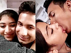 Indian desi couple hot kiss
