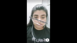 Iqra Rajpoot Showing Boobs on 121 Tango Live ~ with Face