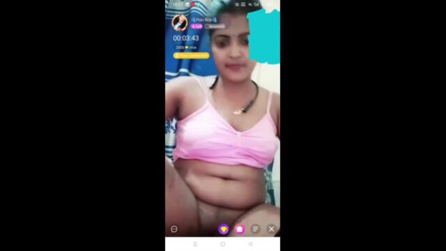 Bangla Girl Pori Roy Show Boobs and Pussy on Chamet Live