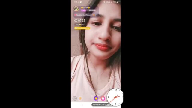 Soha from Bangladesh Showing Boobs & Fingering on Chamet Live live sex video
