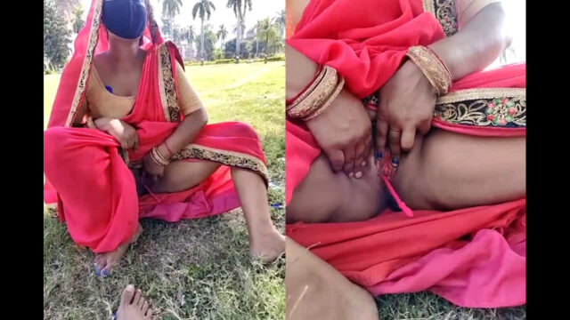 Randi Bhabhi Showing her Pussy in Garden0 showing sex video