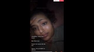 Model Divya Mandal Boobs Show on Group Live