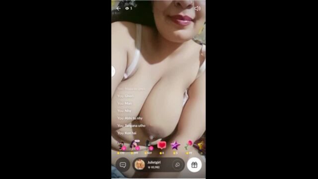 Paki Milf JulietGirl Solo Show on Live live sex video