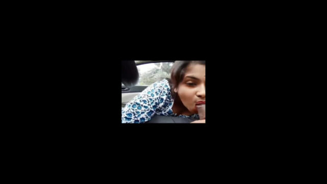 Horny gf sucking her partner cock in car then fucking in bed