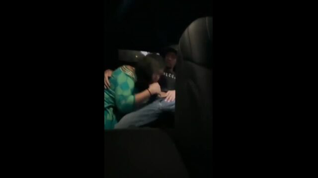 NRI Desi Cuck Husband Driving while His Wife Getting Banged in the Backseat by Foreig