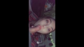 Beautiful Blue Eyed Girl Sucking Dick