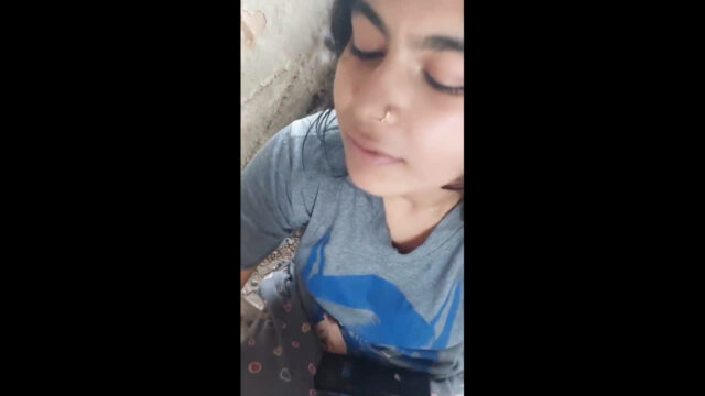 Cute girlfriend outdoor blowjob to boyfriend POV clip cute sex video