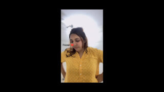 Chuby girlfriend making video for bf