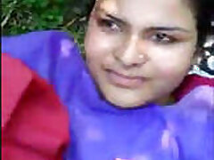 Blonde beauty gets pounded hard by her lover in the jungle