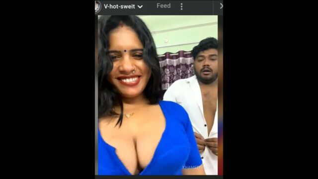 V hot sweit Hot Aunty with Lover Play on Cam show lover sex video