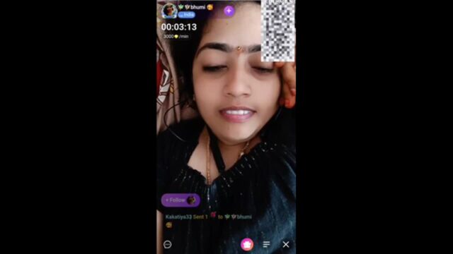 Bhumi Telugu Live Show on Chamet 121 live sex video