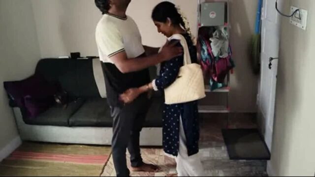 Office Girl Fucked by Teammanager at home office sex video