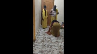 Two Swamis Fuck Tamil Aunty For Pooja