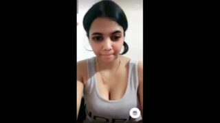 Sexy Aditi Sharma Boobs Out On Live Show