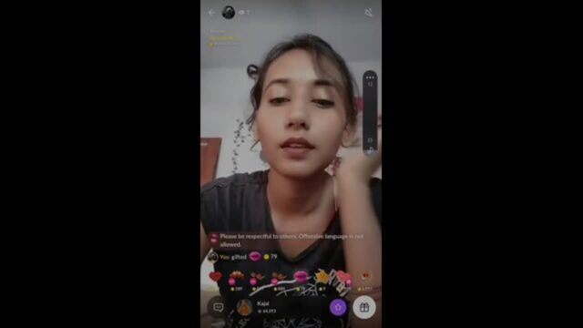 Hot Kajal Live on Tango Showing Ass and Masturbating Pussy Full face masturbating sex video