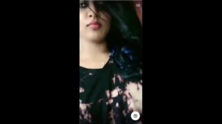 Beautiful Anagha Quick Boobage Flash Live With Face