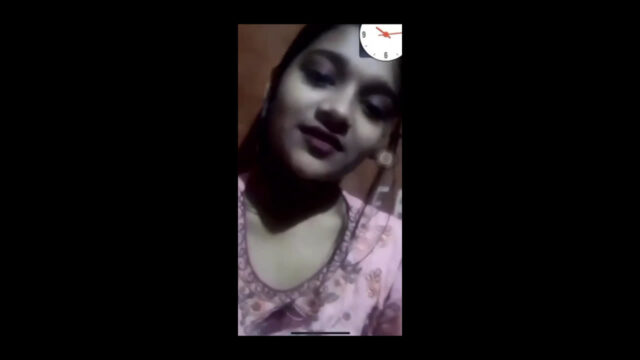 Shy gf little hesitation to show boobs in video call