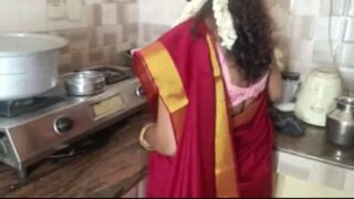 Tamil Wife Sister Kitchen Play BJ