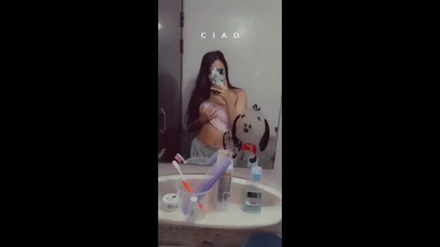 Cute babe showing hard nipple cute sex video